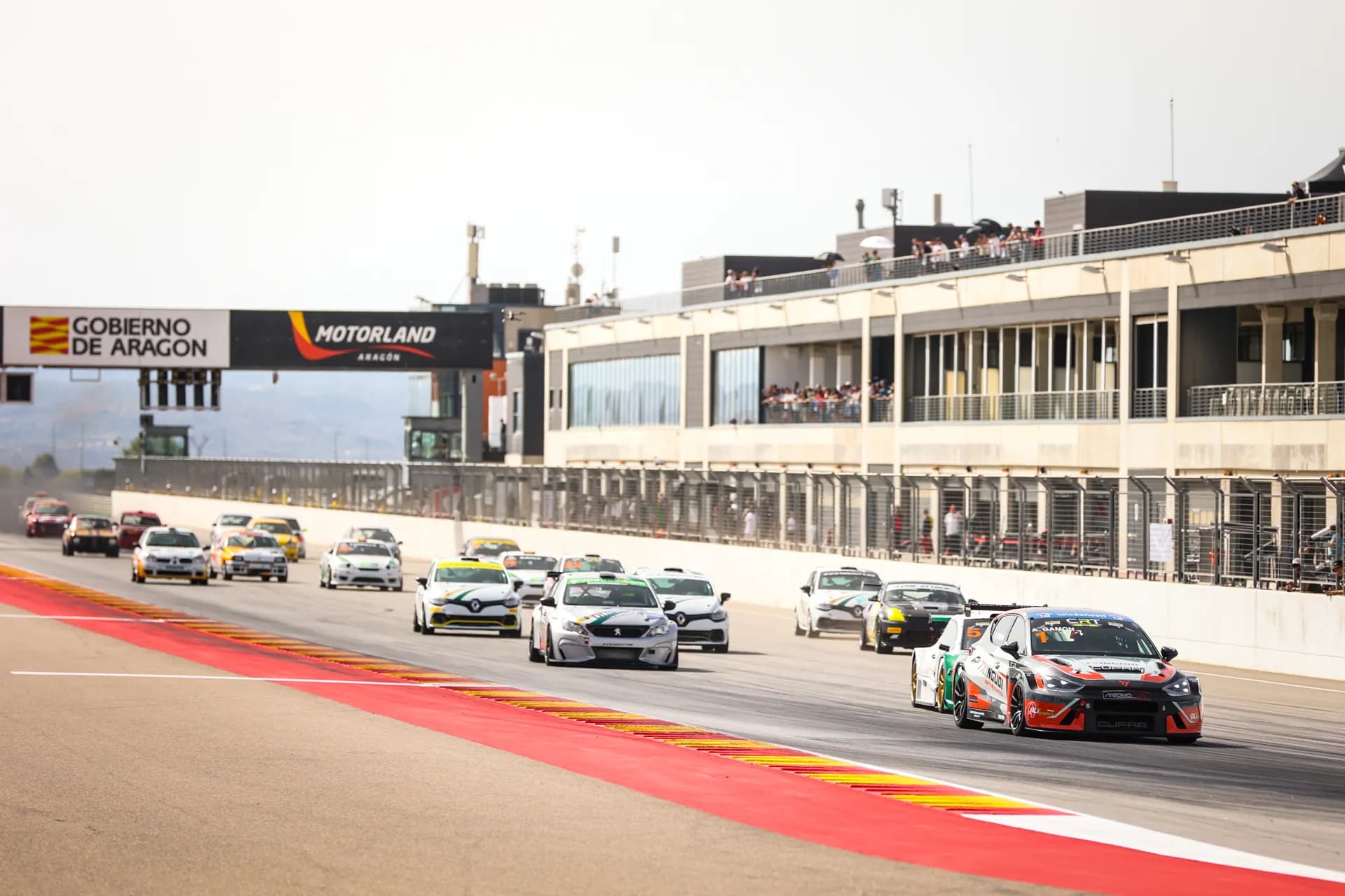 Prueba de automovilismo en Aragón