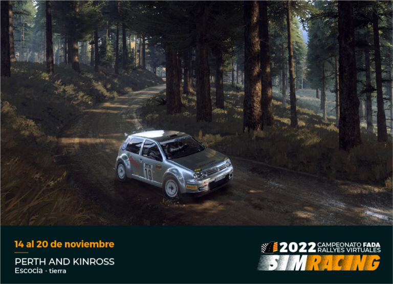 En marcha la penúltima prueba del Campeonato SIMRACING FADA de Rallyes Virtuales.
