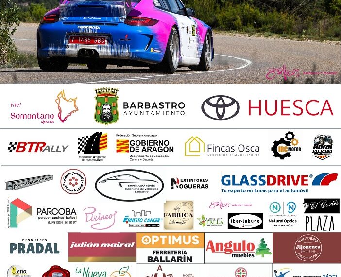 El V Rally de Barbastro contará con la participación de 63 equipos.
