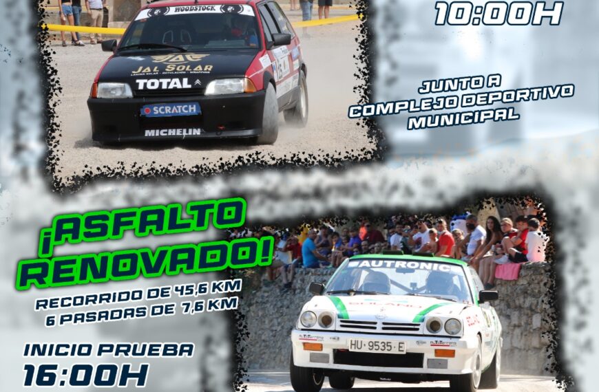 Nuevos horarios en el XI Rallysprint de Borja