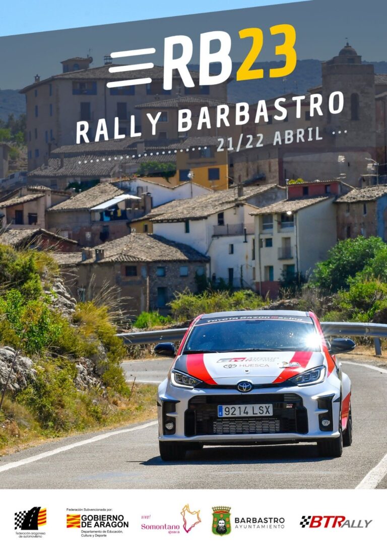 El VI Rally de Barbastro cuenta con 56 inscritos en el primer cierre