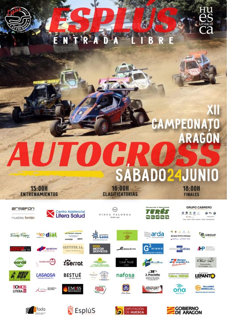 El XII Autocross de Esplús contará con la participación de 33 pilotos