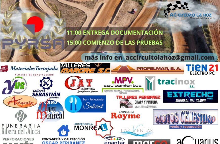 18 inscritos en el primer cierre del XVI Autocross de Monreal del Campo