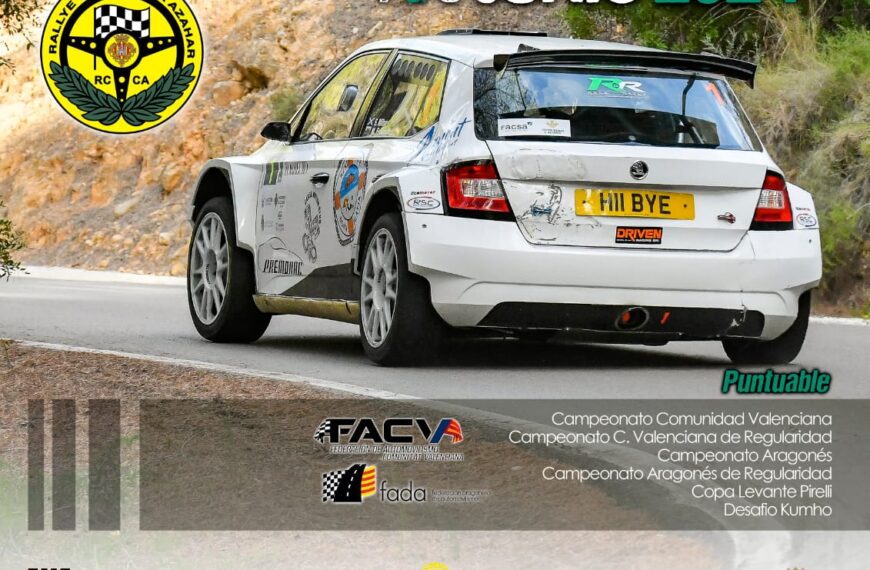 El 34 Rallye de la Cerámica, nueva parada en el regional de Rallyes en junio