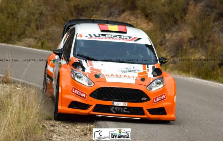 Adrián Lecha y Belén Maniega los mejores aragoneses en el 34º Rally de La Cerámica