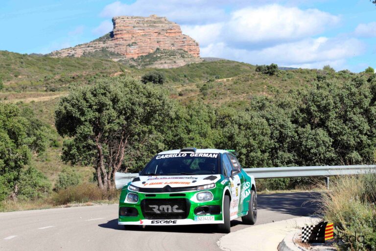 José Luis Carrillo y Olga Navarro se adjudican el triunfo en el XIV Rallysprint de Nueno