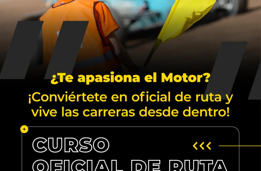 Curso de Oficiales de Ruta en MotorLand el domingo 12 de enero