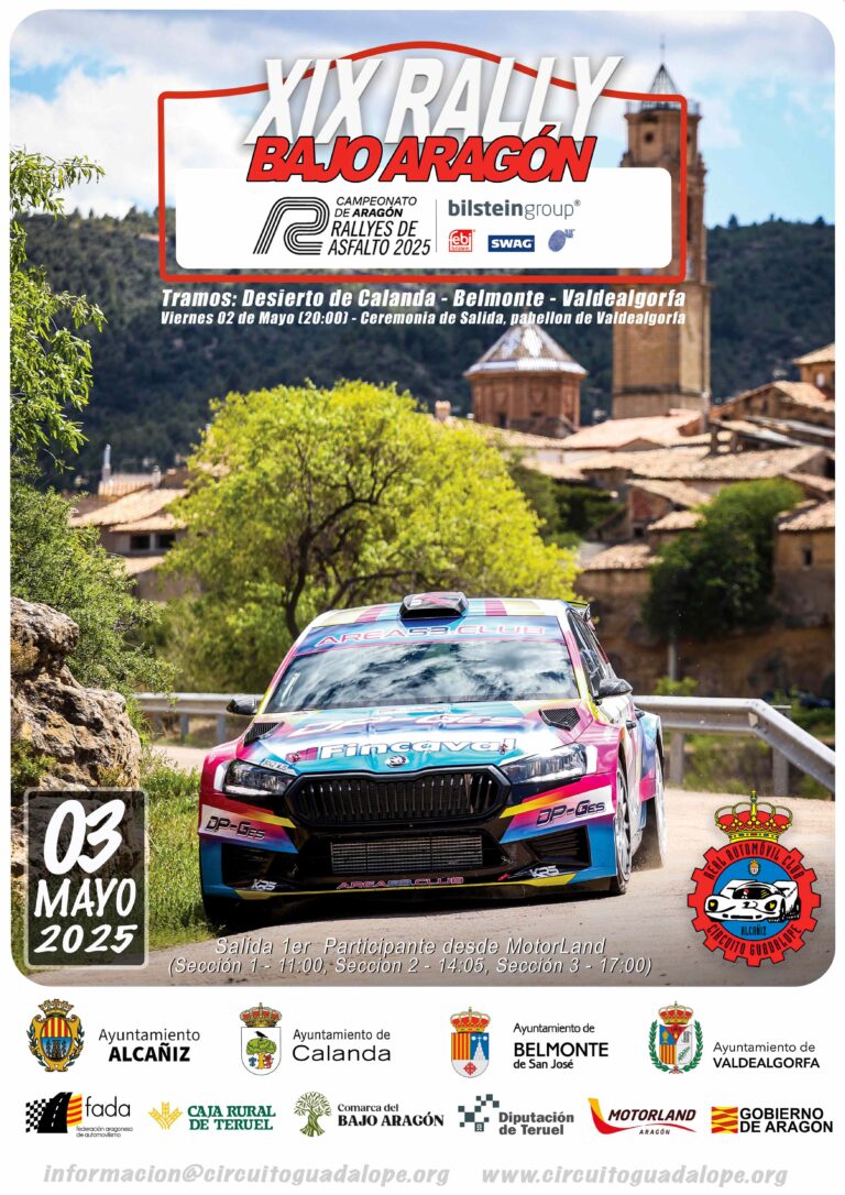 El regional de Rallyes – Bilstein Group arranca en el Bajo Aragón con medio centenar de inscritos