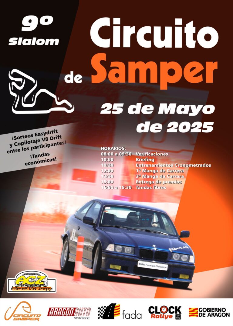 Medio centener de pilotos completan la lista de inscritos del IX Slalom Circuito de Samper