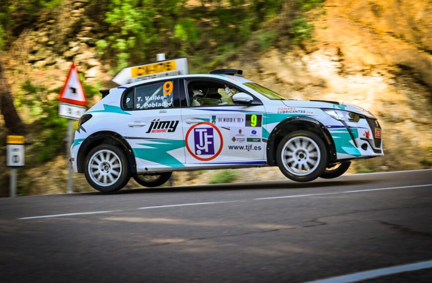 Tomás Vallés y Sira Poblador, los mejores aragoneses en el 35º Rallye de La Cerámica