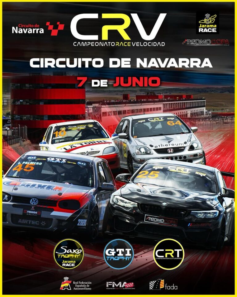 El Campeonato Aragón de Velocidad se traslada al Circuito de Navarra