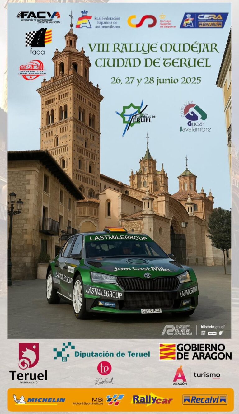 Abiertas las inscripciones al VIII Rallye Mudéjar Ciudad de Teruel