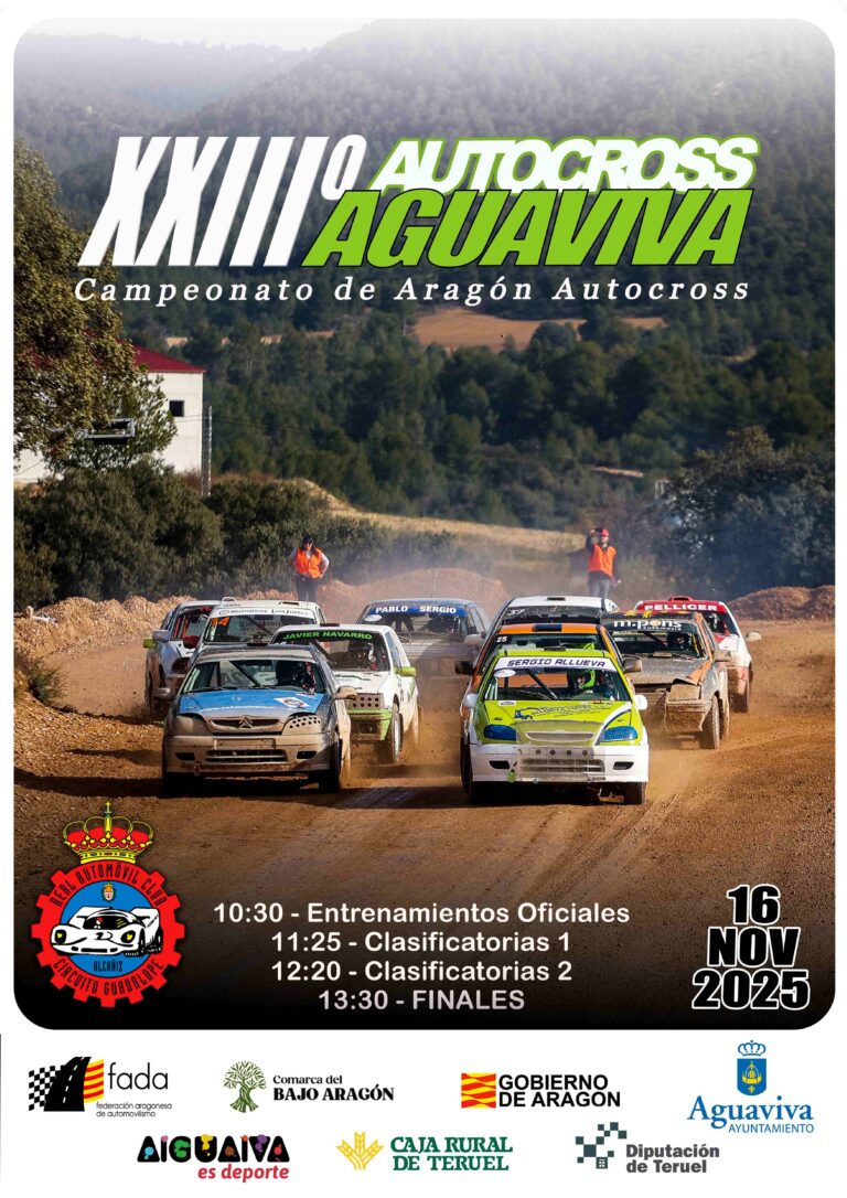 El Autocross de Aguaviva acogerá el domingo una de sus pruebas más participativas, con 28 inscritos.