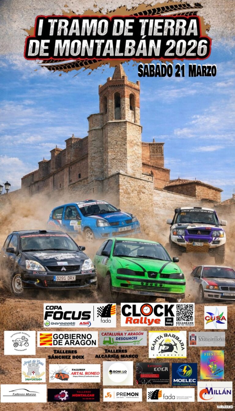 Arranca en Montalbán el Campeonato Aragón de Tramos de Tierra