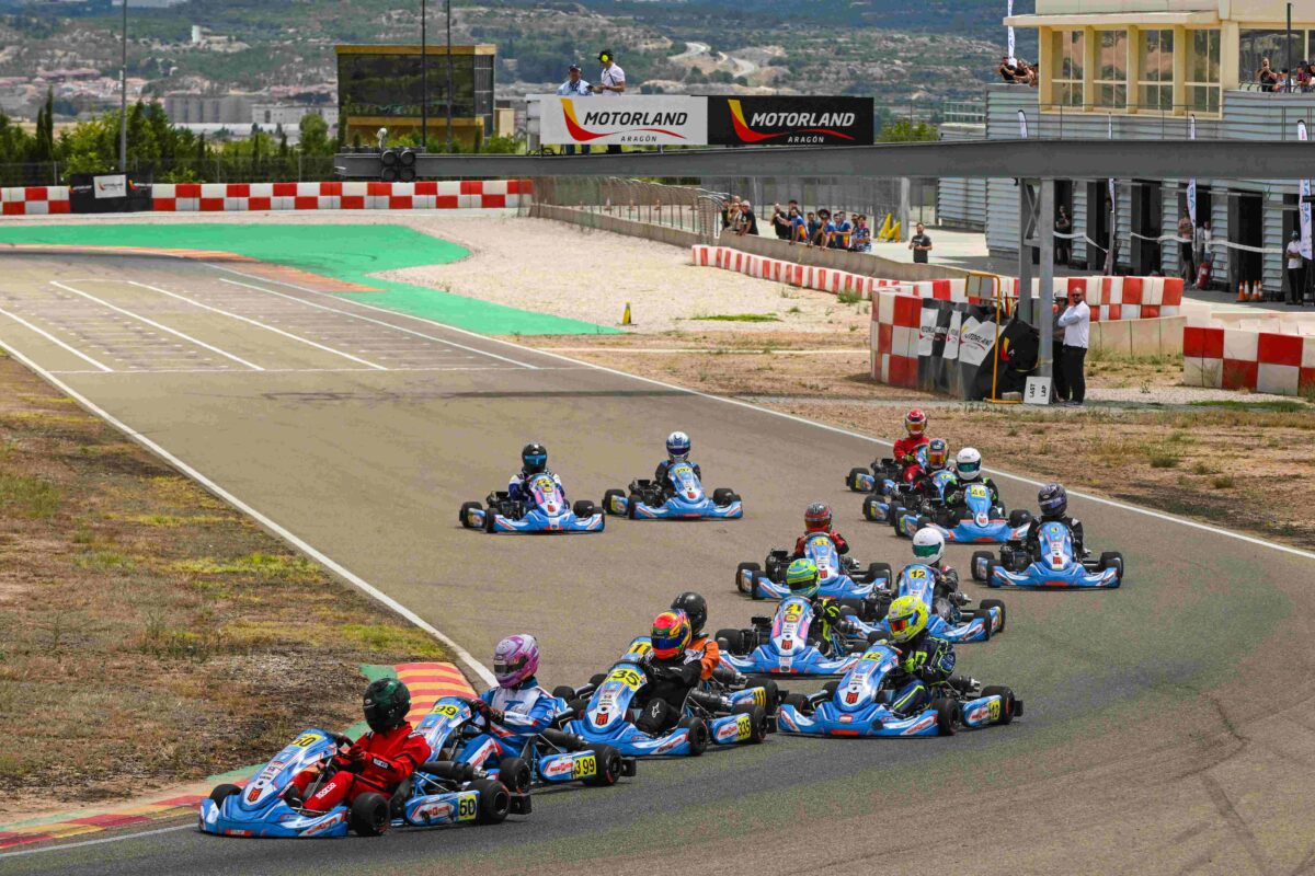 Brillante broche de oro las T4 Series de Karting en MotorLand